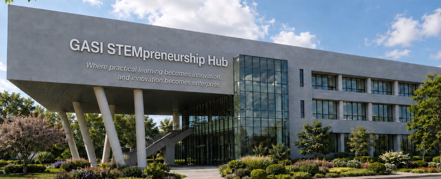 Concept visual of the GASI STEMpreneurship Hub in development at Konza Technopolis