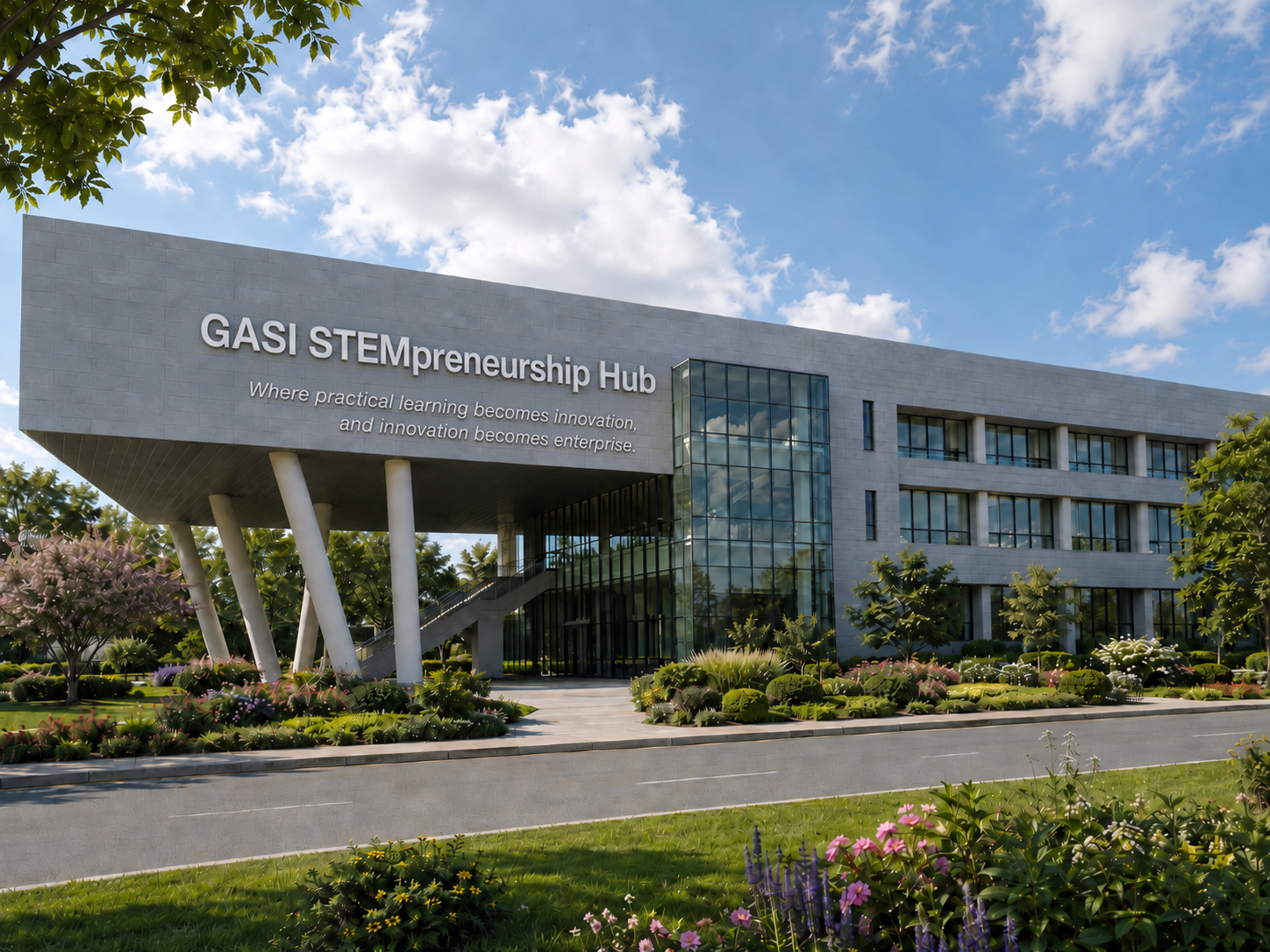 Concept visual of GASI STEMpreneurship Hub building